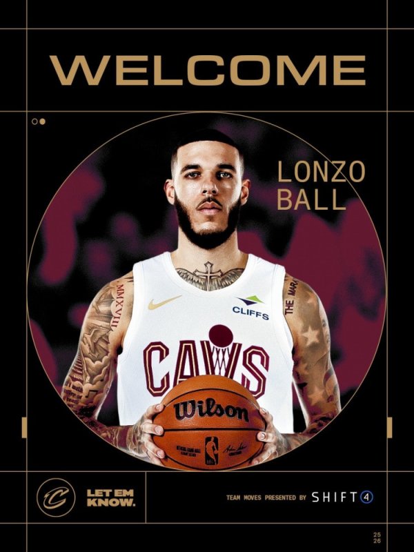 Ball: The Cavaliers are perfect for me. There are one of the strongest in the league and two big guys who are all-round.